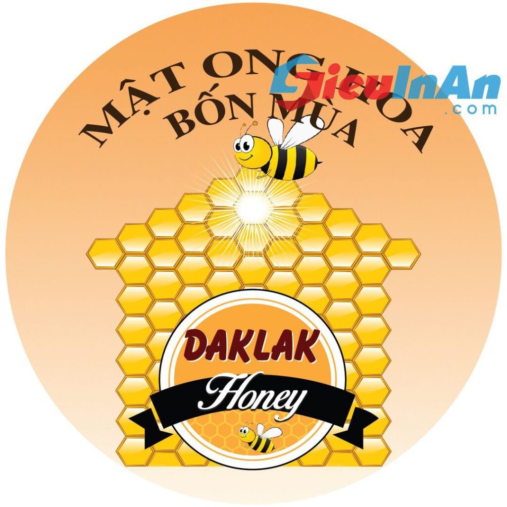 789+ mẫu tem nhãn mật ong đẹp mắt nhất - Siêu In Ấn